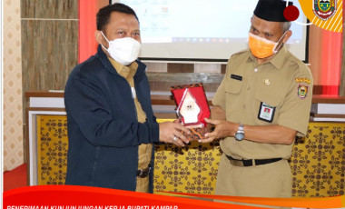 Penerimaan Kunjungan Kerja Bupati Kampar